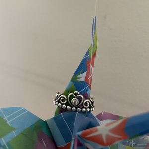 sterling silver Pandora ring.